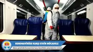 ADANA Büyükşehir Belediyesi vatandaşların kullandığı ortak alanları dezenfeksiyon çalışmaları devam