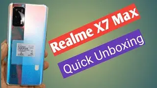 Realme X7 Max Milky Way Quick Unboxing