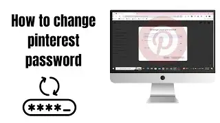 How to change pinterest password Laptop/PC (2024)