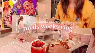 🌷 mùa thi cuối kỳ ở trường đại học của một sinh viên năm nhất ✧ productive study vlog ✧ jawonee