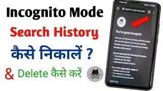 How To See Incognito Browser History in Android | Delete Chrome Incognito Browsing History (2022)