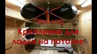 Garage Project #15 (Inflatable Boat Mounted to Ceiling)