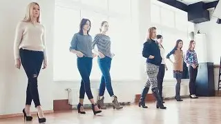 Дефиле. Занятие в школе моделей. Модельное агентство 