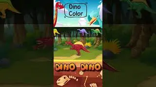 DINO DINO | Guest the Color of Dinosaur | Dino Color.         