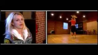 Britney Spears doing backflip