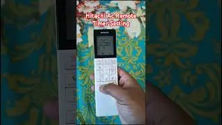 Hitachi Ac Remote Timer Setting🔥