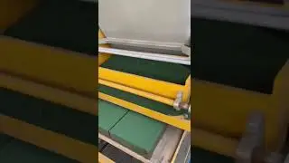 Работа модуля второго слоя на вибропрессе Рифей Буран 2А