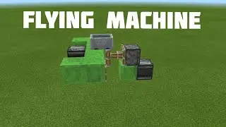 Simple Minecraft PE Flying Machine