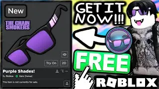 FREE ACCESSORY! HOW TO GET Purple Shades - The Chainsmokers! (ROBLOX Festival Tycoon Event)