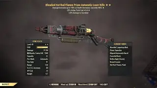 Fallout 76: Bloodied Laser Rifle.
