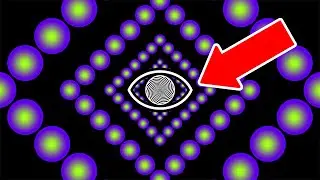 Crazy Optical Illusion Purple