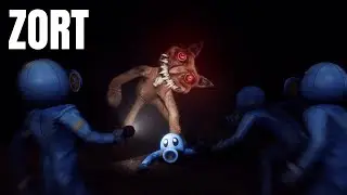 My Friends FORCED Me To Play This Horror Game! Zort Multiplayer | Zort