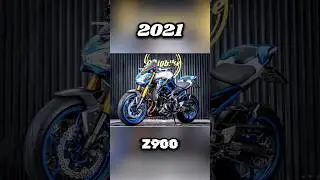 Evolution of Kawasaki Z900 🔥(2018 ~ 2024) #shorts #virel #z900 #kawasaki #superbike