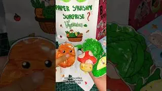 PAPER SQUISHY SURPRISE EDISI SAYURANN #papersquishy #squishy #sayuran #shorts