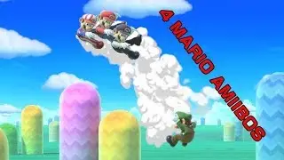 FOUR MARIO AMIIBOS - Smash Ultimate