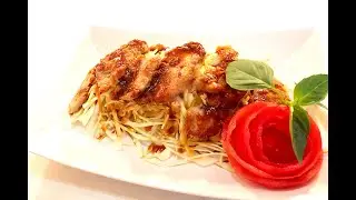 Japanischer Krautsalat mit mariniertem Schweinefleisch Rezept