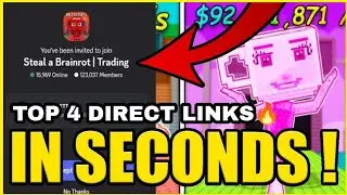 How to JOIN STEAL A BRAINROT TRADING DISCORD SERVER ✅ TOP 4 DIRECT LINKS🔥 (PC/MOBILE)