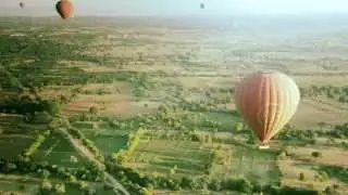 The Temples Of Bagan....hot air ballooning in Myanmar.