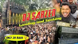 DJ SARZEN setup loading and testing full vlog / at bokaro sec 4 / ganpati visarjan