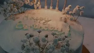 Сборка тортика и декорирование😍🍰/Шоколад-вишня