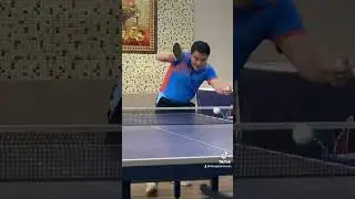 Practice the Backhand Banana Flick technique at home 🏓 