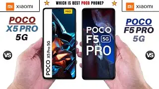 Poco X5 Pro 5G Vs Poco F5 Pro 5G 🔥🔥🔥🔥 @techcollar