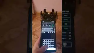 Тест HC-SR04 на гексаподе