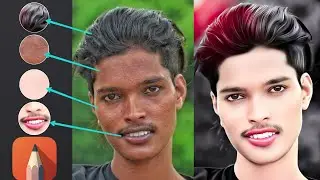 HDR FACE SMOOTH करने का सही तरीका💡|| FACE SMOOTH AND GORA ⚪ KAISE KARE || FACE SMOOTH PHOTO EDITING