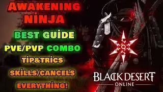 BDO | Awakening Ninja HUGE GUİDE 2023! | PVE/PVP COMBO | Skills/Cancels/Tips&Tricks
