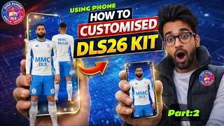 DLS 26 Custom Kits Tutorial Part 2 | Design Realistic Team Kits Fast - BOSS GAMING