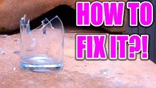 Learn to Fix a Broken Glass with Your Voice || Reverse Magic