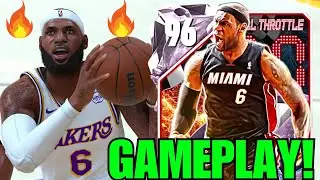 PINK DIAMOND LEBRON JAMES GAMEPLAY IN NBA2K25 MyTeam!! THIS CARD INSANE