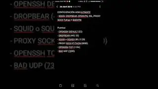 Configuración ADM-ULTIMATE (Squid-Dropbear-SSL-Sock-OpenVPN-BadUDP)