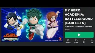 ลองเล่น My Hero Academia ใน Roblox เสีย 99โรบัค