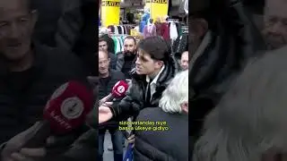 Reporter gave a speech to young Syrian man!
