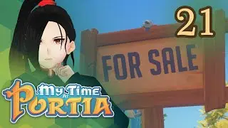 【My Time at Portia】#21 | Расширение участка - russian vtuber