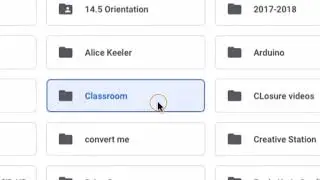 Google Classroom File Organization in Drive