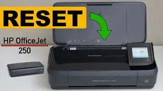 HP OfficeJet 250 Printer Reset To Factory Default !