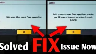 BGMI Server did not respond Please try again later Error | Unable to connect server BGMI 2022