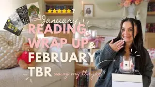 January reading wrap up & TBR JAR picks my February TBR 🫙📖💕
