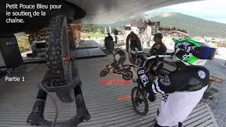 Première en vélo de descente! les ores on est la