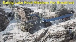 SnowRunner Lake Kovd Multi-Mission Gameplay