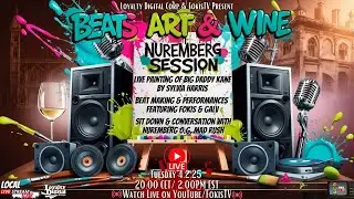 Beats, Art & Wine: Live From Nuremberg 🇩🇪 Hip-Hop Session | The Local Live Stream Tour