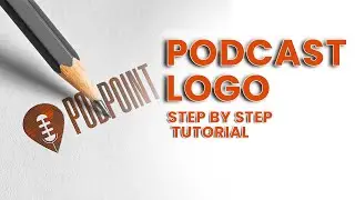 Creative Podcast logo design  in illustrator  | How to make a podcast logo in illustrator 2023