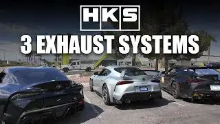 SOUND CLIPS - COMPARE - HKS A90 SUPRA HI POWER VS SUPER TURBO