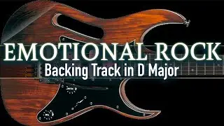 Deep Rock Ballad Backing Track in D | SZBT 1084