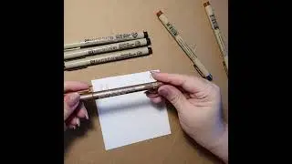 Распаковка pigma micron sakura