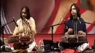 муз Punditu0027s Bhajan and Abhay Sopori on Santoor Playing and Singing Raag Nirmalkauns
