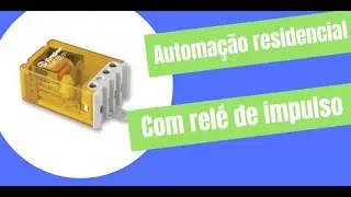 Como instalar um relé de impulso junto com controle remoto para uso em automação residencial