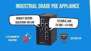 LEC-6032E: Industrial Grade PoE Network Appliance